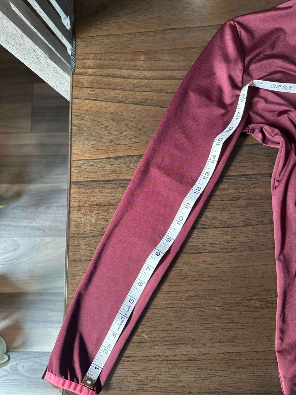 PINK Victoria's Secret by Victoria's Secret Women’s Maroon Half-Zip Long sleeve - Picture 6 of 6